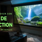 comment choisir son écran de projection - featimg komparama - ecran de prjection dans une piece de home cinema