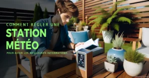 comment régler une station météo - featimg komparama - jeune homme lis manuel de station meteo