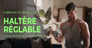 Haltère réglable - homme entraine avec haltere reglable featimg komparama