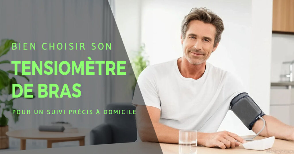 tensiomètre bras homme prend sa tension